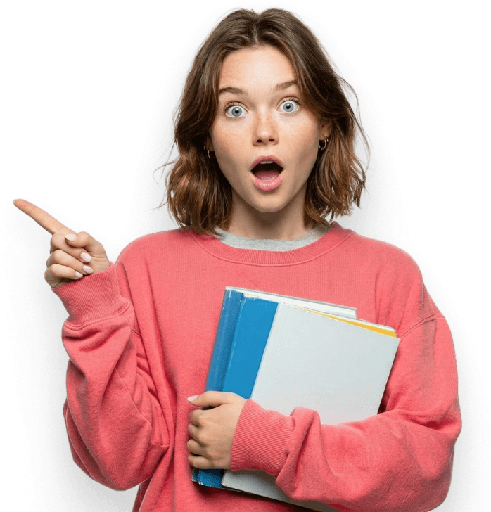 Estudante pronta para o ENEM 2026