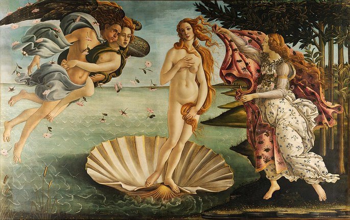 Botticelli, O Nascimento de Vênus (c.1485)