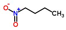 Estrutura molecular de 1-nitrobutano