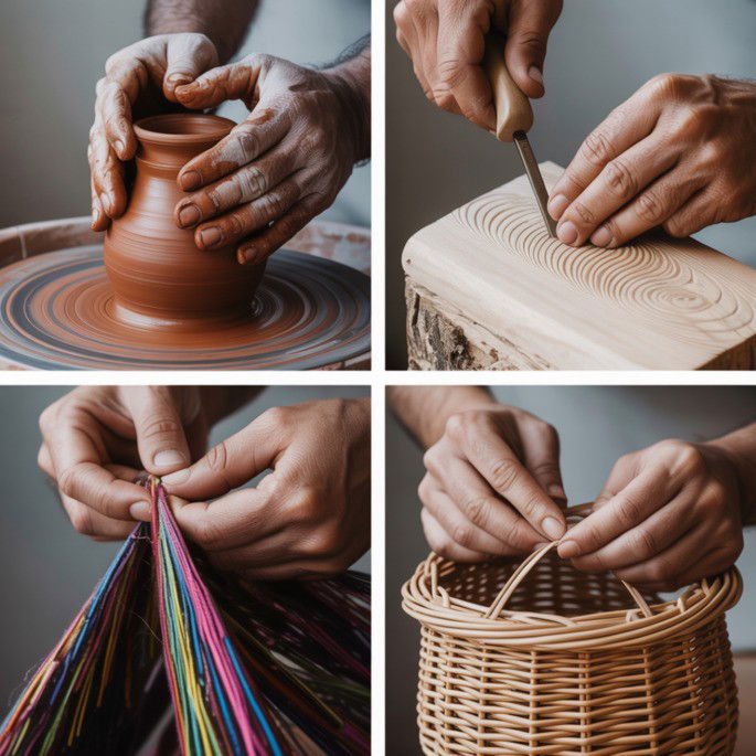 4 artesãos trabalhando-figura 1