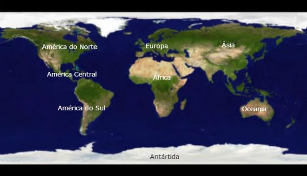 Mapa-múndi: continentes, países, mares, oceanos - Brasil Escola