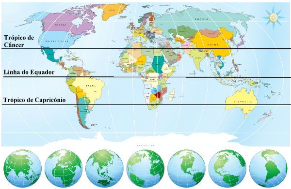 Tropico De Cancer Mapa Mundi