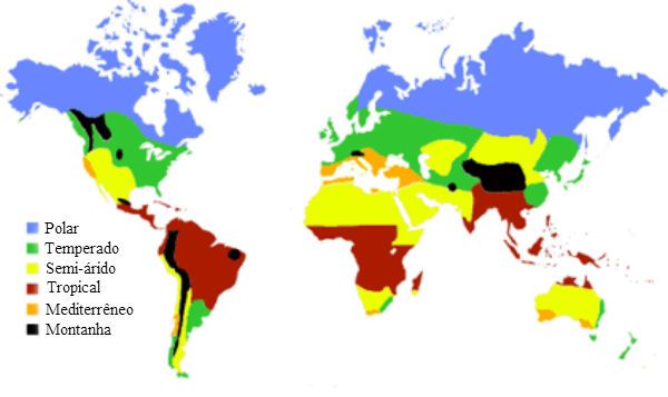 Clima tropical de altitude: aspectos gerais - Mundo Educação