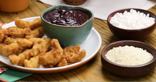 açaí com peixe