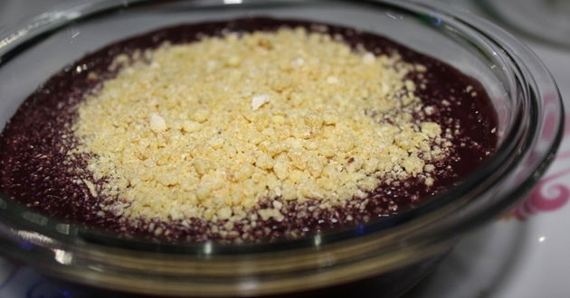 açaí farinha de mandioca