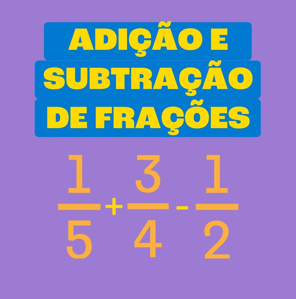 Adição e subtração com frações positivas e negativas - Recursos de ensino