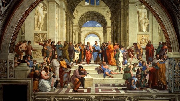 a escola de atenas