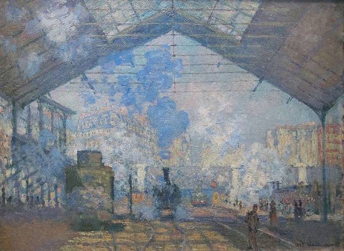 Estação de Saint-Lazare, de Monet