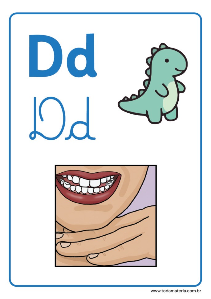 letra d do alfabeto fon&eacute;tico