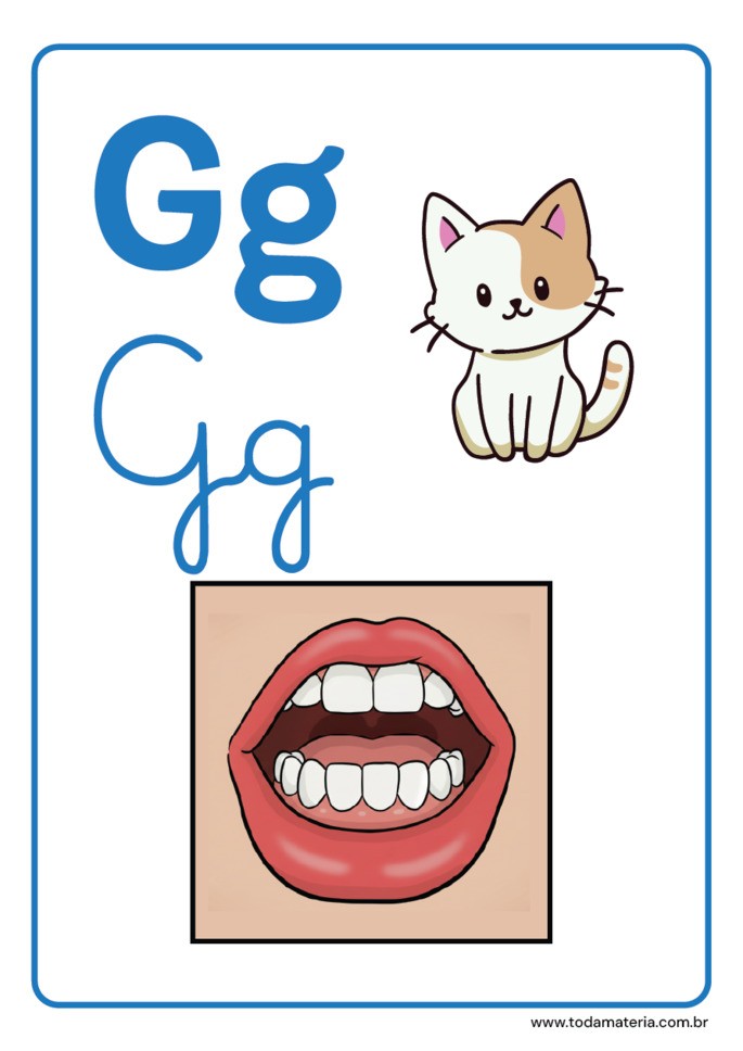 letra g do alfabeto fon&eacute;tico