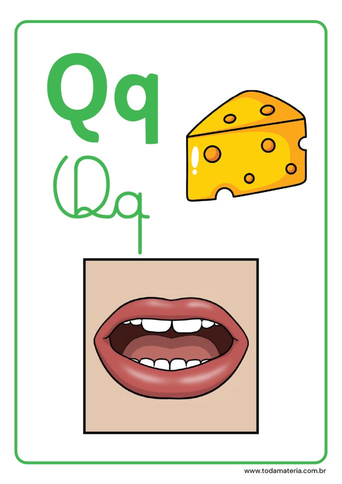 letra q do alfabeto fon&eacute;tico