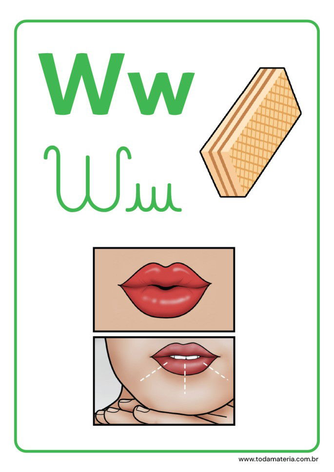 letra w do alfabeto fon&eacute;tico