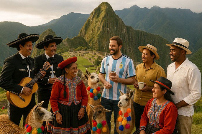 Amigos latinos conversando 1