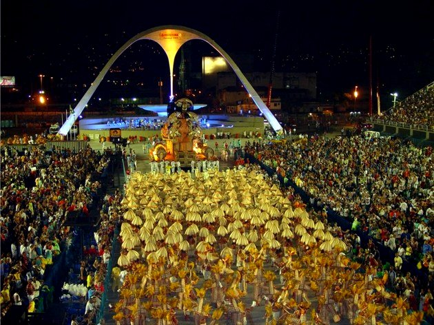 Desfiles de samba das escolas de samba, no Rio de Janeiro