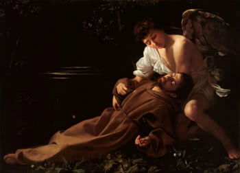 O êxtase de São Francisco de Assis, Caravaggio
