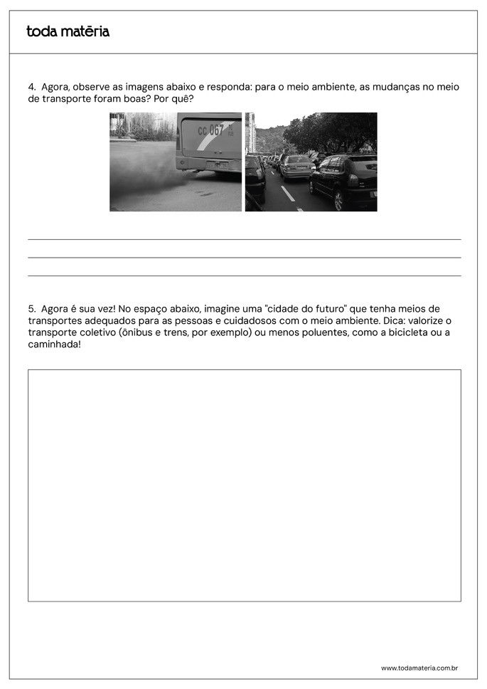Folha de atividade de História para o 4º ano do Ensino Fundamental - habilidade EF04HI01 - 2.2