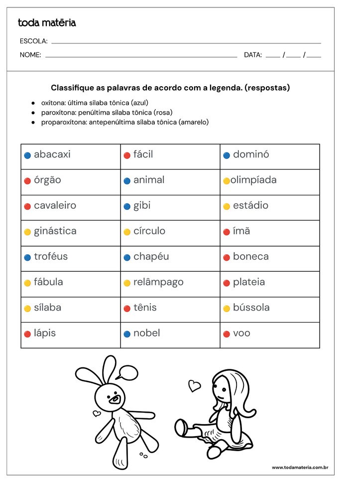 atividade classificacao silaba tonica com cores_respostas