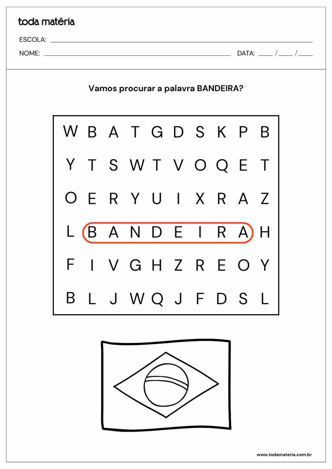 atividade de caça-palavras do dia da bandeira_resposta