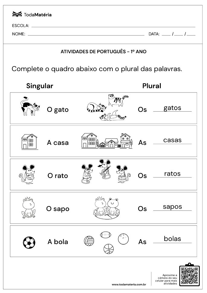 Atividades de Alfabetização para o 1º Ano: Leitura e Escrita