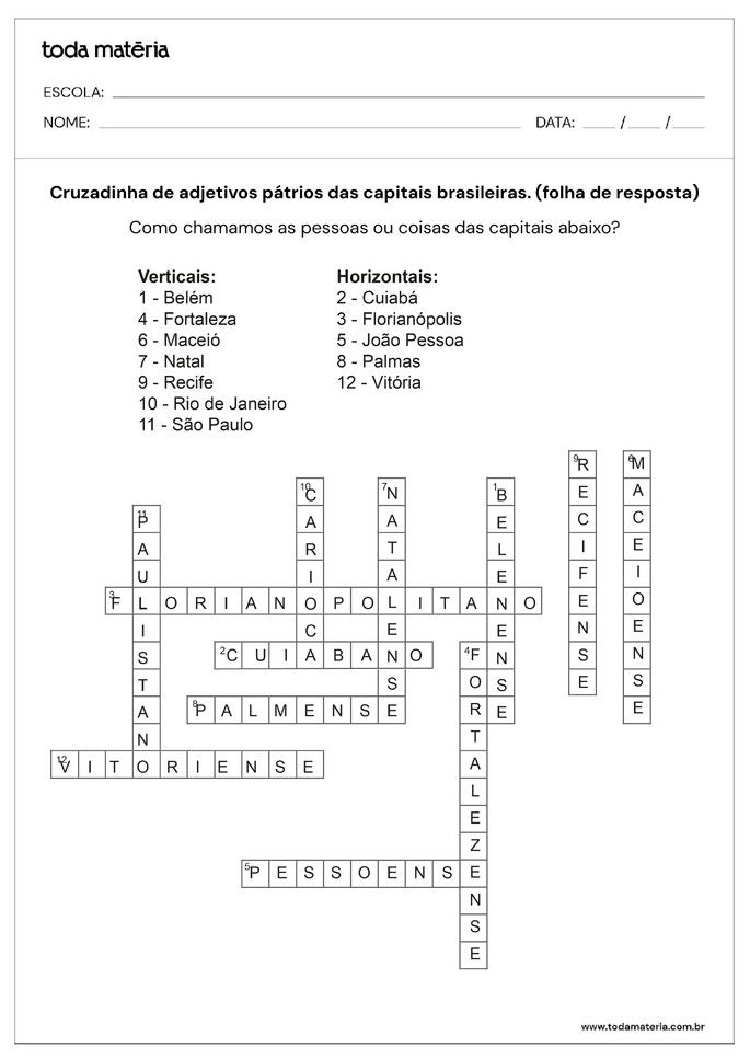 atividade de cruzadinha adjetivos pátrios_respostas