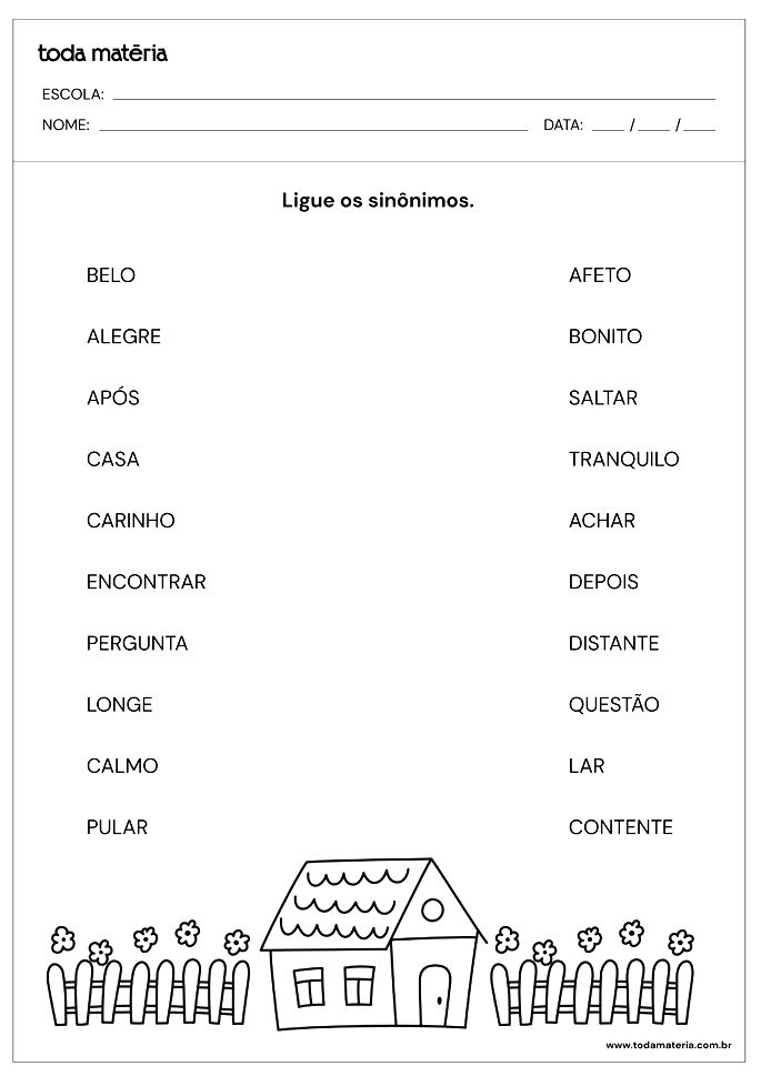 SINÔNIMOS E ANTÔNIMOS: SIGNIFICADO DAS PALAVRAS 