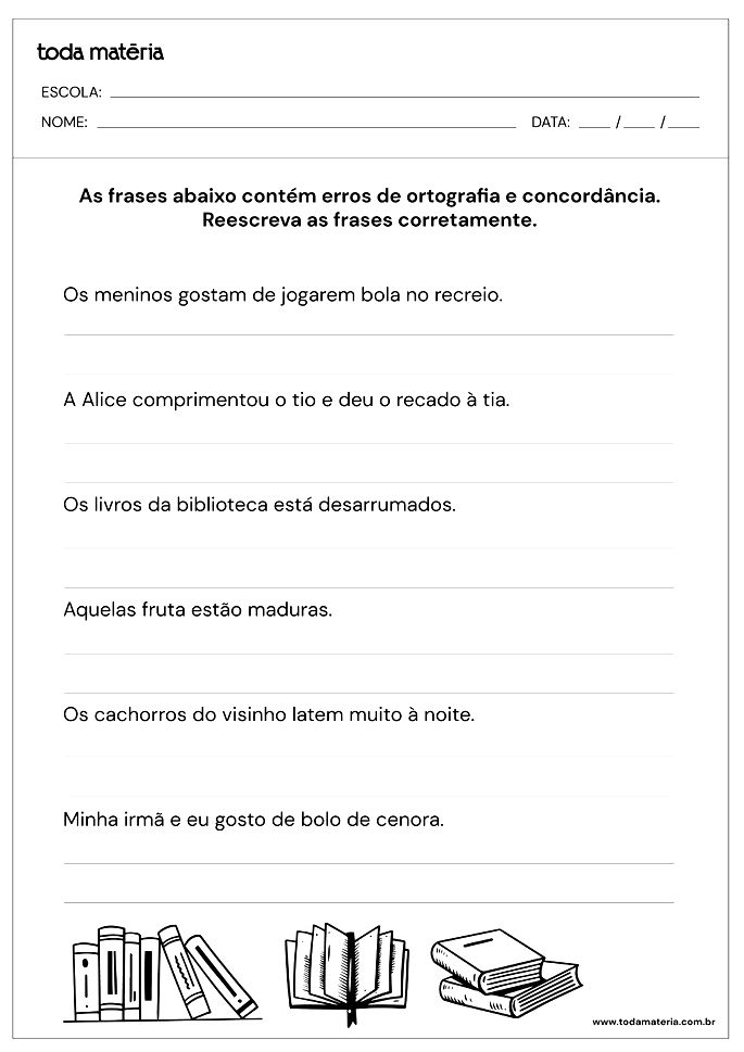 Atividades de matemática 5º ano - Problemas e escrita literal