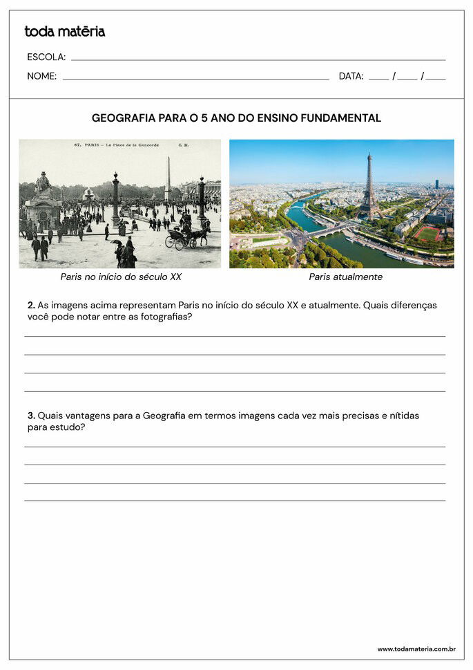 Atividade Geografia 5º ano 6.1