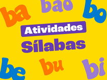 Atividades com as sílabas BA BE BI BO BU BÃO (para imprimir)