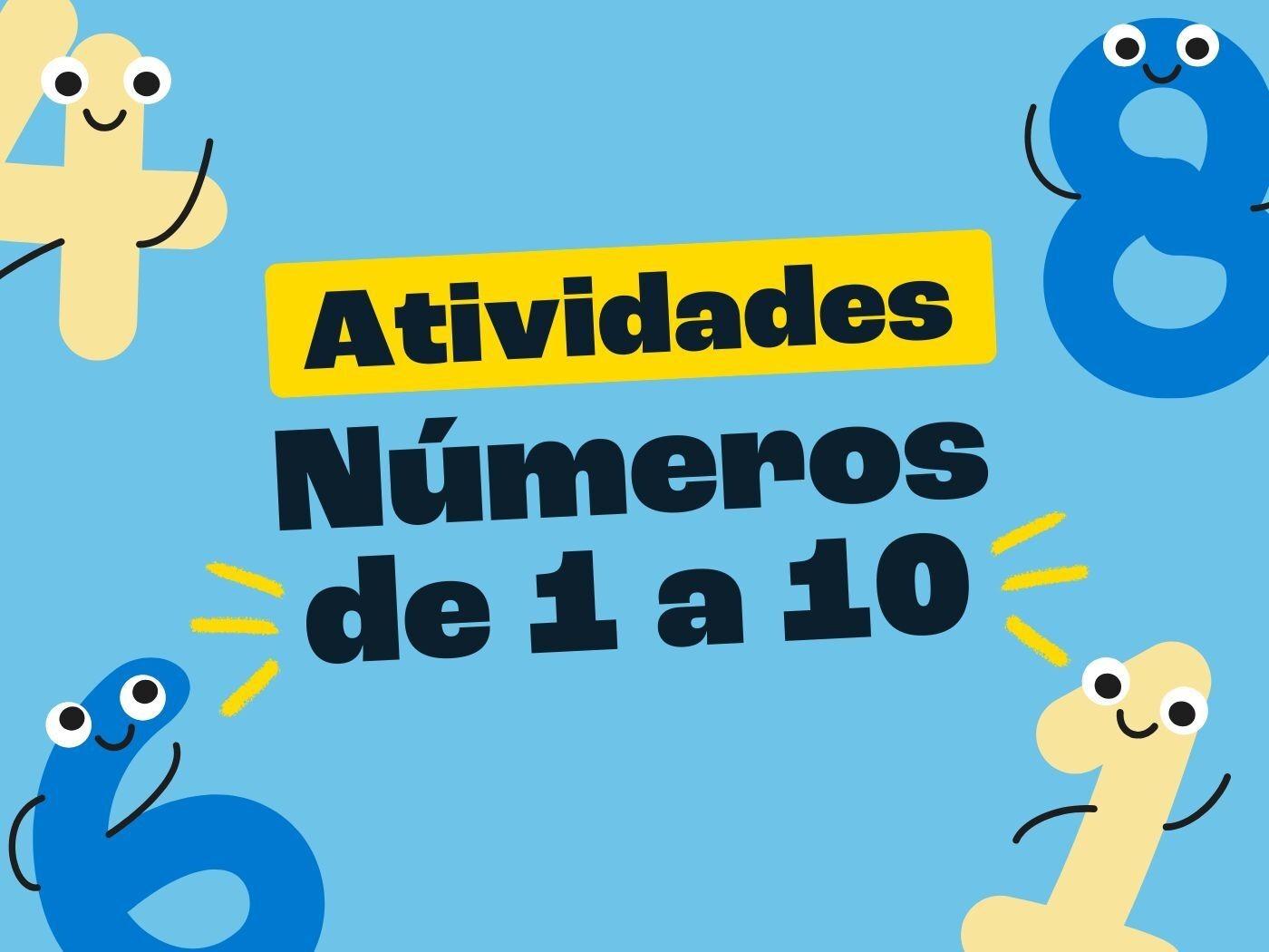 Atividades sobre números de 1 ao 10 (Educação Infantil) - Toda Matéria