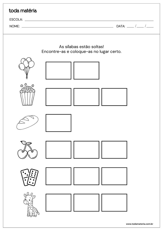 atividades de sílabas com flashcards_sílabas soltas