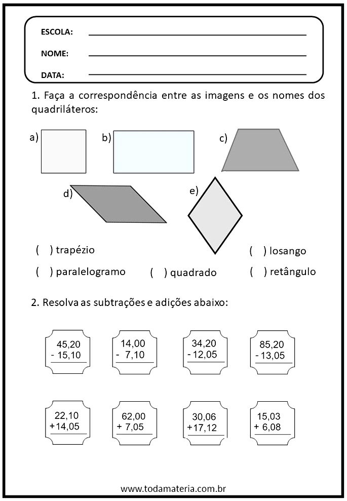 Problemas de Multiplicação para 4° ano - Toda Matéria