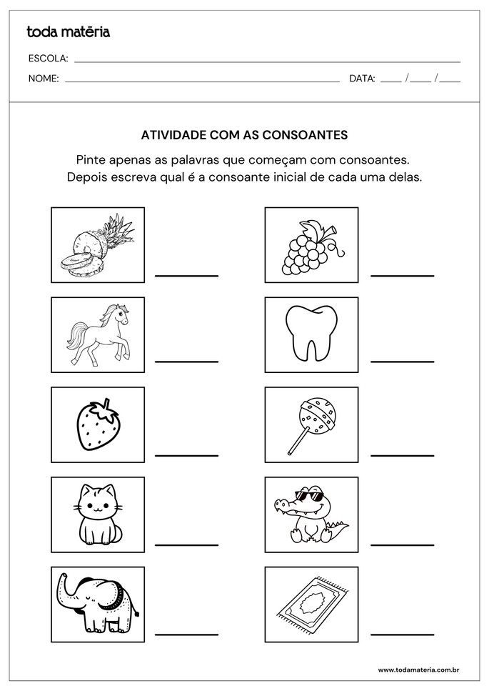 atividades-de-consoanates-4_pintar e escrever consoante inicial