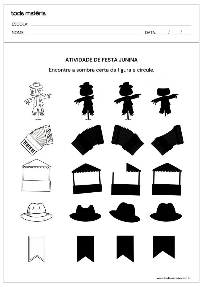 atividades-de-festa-junina-encontre a sombra