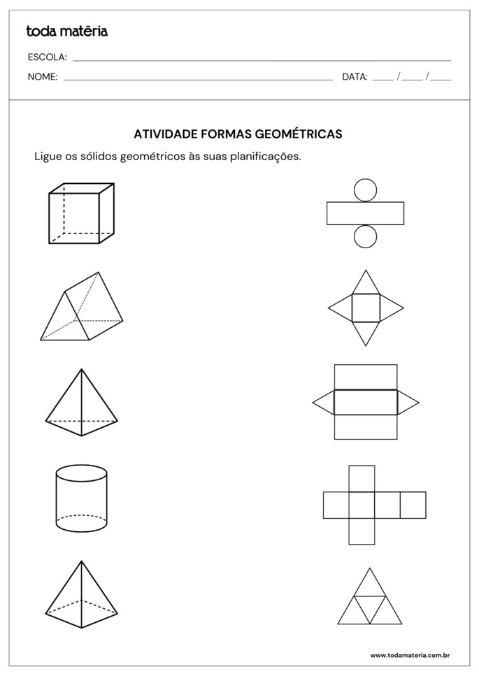 Atividade formas geom&eacute;tricas