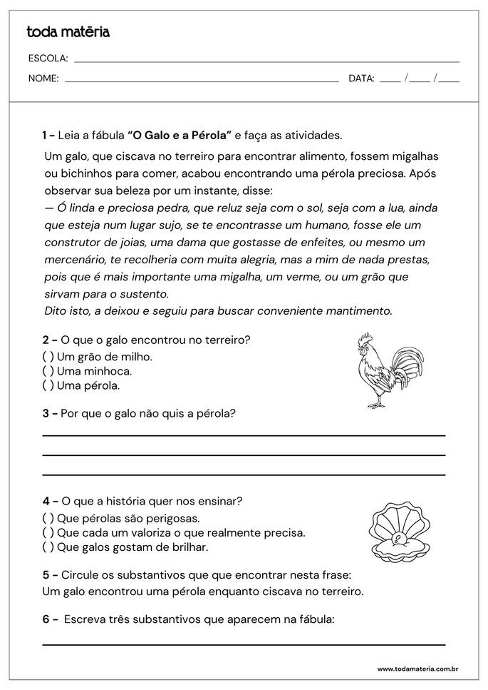 atividades-de-interpretacao-de-texto-fabula-e-gramatica-2-ano
