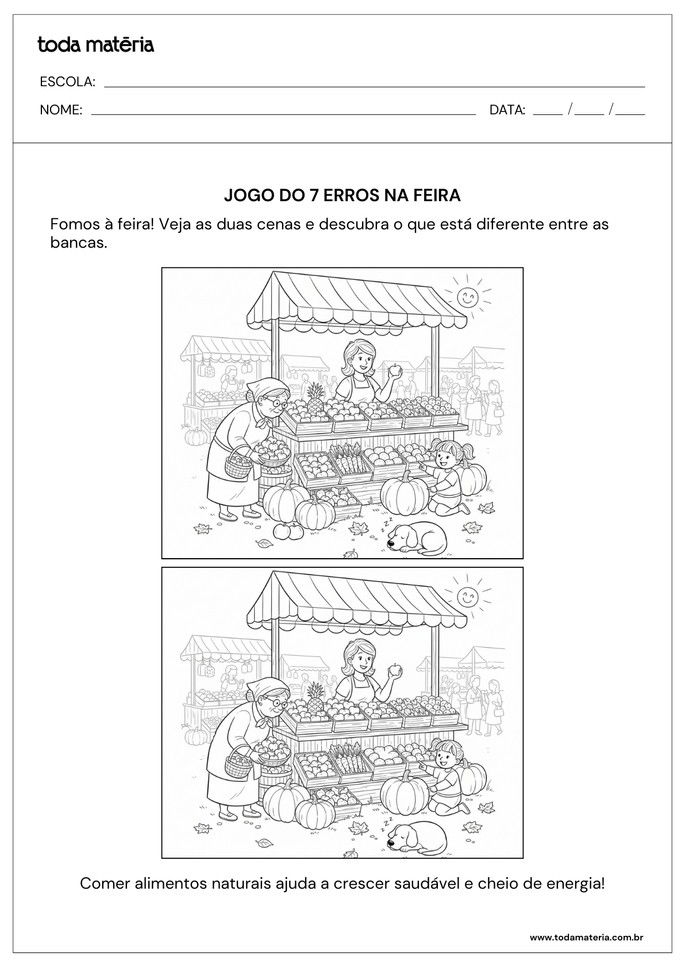 jogo dos 7 erros para educa&ccedil;&atilde;o infantil_feira