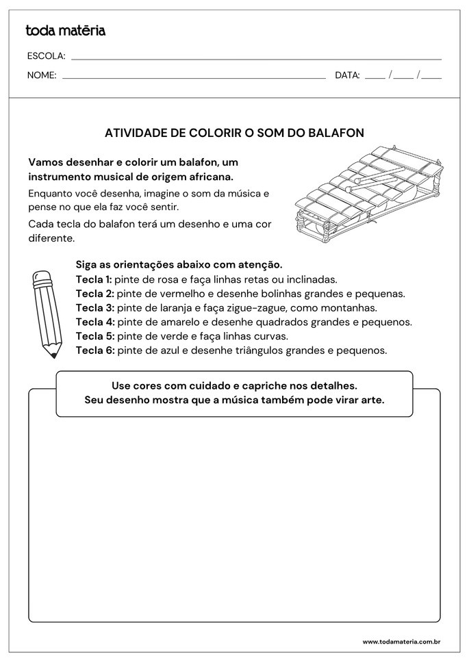 Instrumento Africano - Balafon