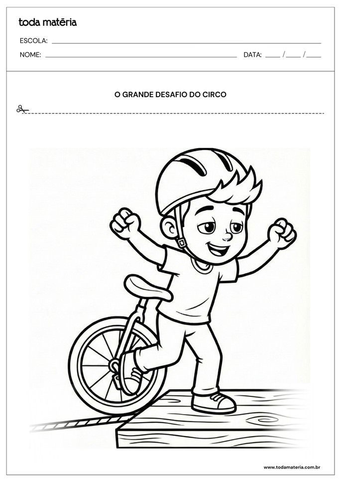 Atividade de coordena&ccedil;&atilde;o motora grossa para andar sob linha sem desequilibrar_equilibrista 2