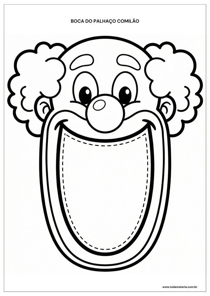 Atividade de coordena&ccedil;&atilde;o motora grossa para brincar de boca do palha&ccedil;o