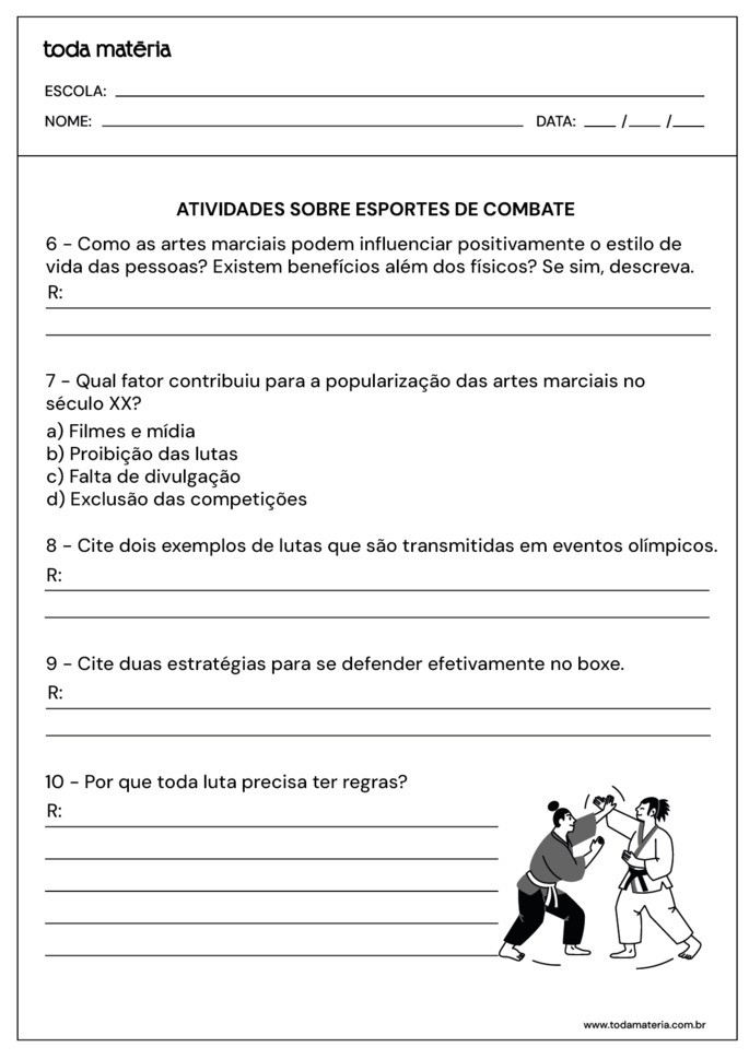 Atividades de combate 2