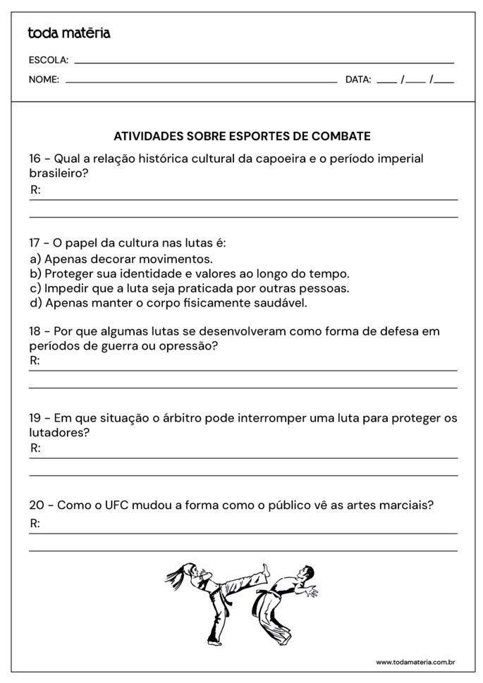 Atividades de combate 4