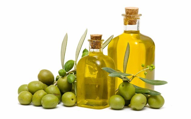 Azeite de oliva e azeitonas