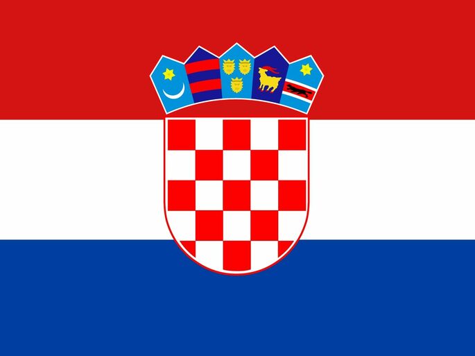 Bandeira da Croácia