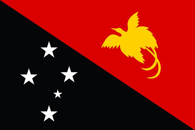 Bandeira de Papua Nova Guiné