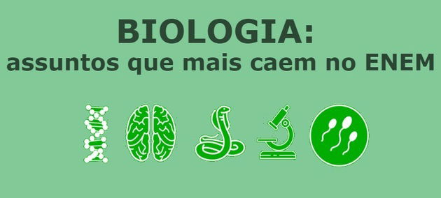 biologia os assuntos que mais caem no enem