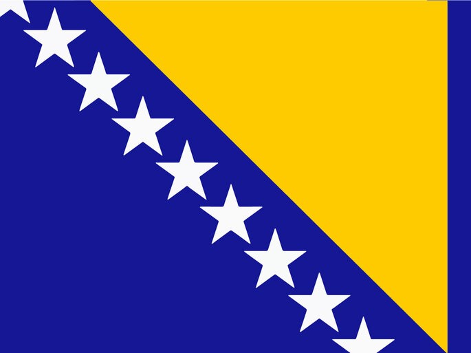 Bandeira da Bósnia