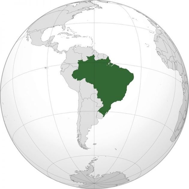 Localização do Brasil