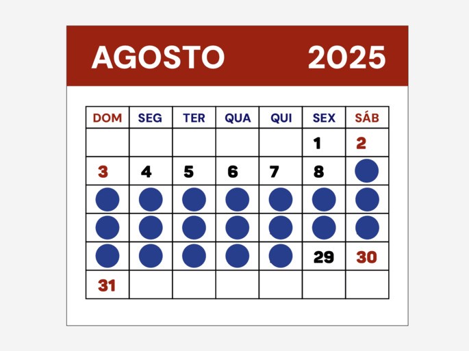 calendário resposta