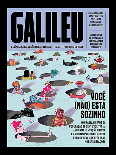 Capa da revista Galileu usada num enunciado da prova do enem 2025