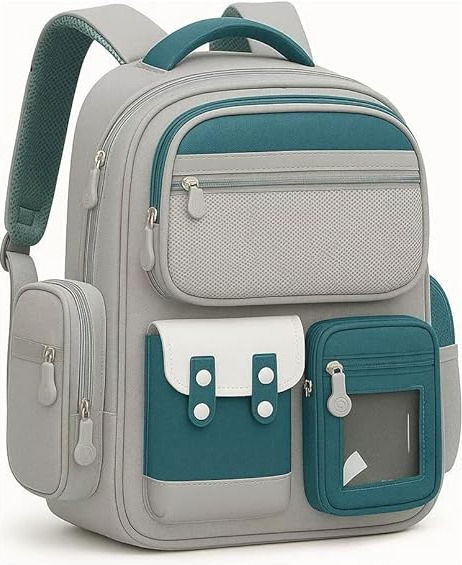 Mochila escolar unissex imperme&aacute;vel